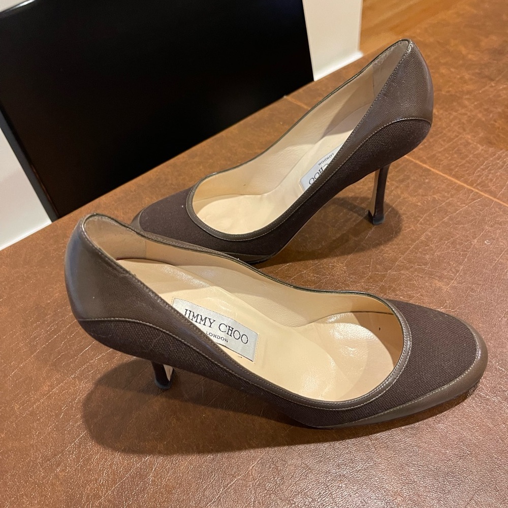 Jimmy Choo brown pumps size 38.5